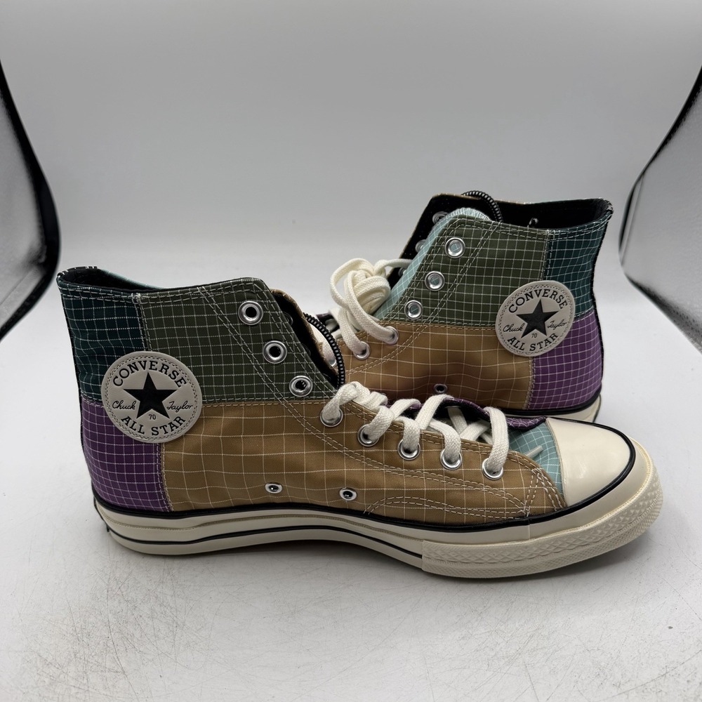 Converse Chuck 70 Hi Quad Ripstop Shoes Mens 8.5 Womens 10.5 Dewberry 166317C - Picture 7 of 11